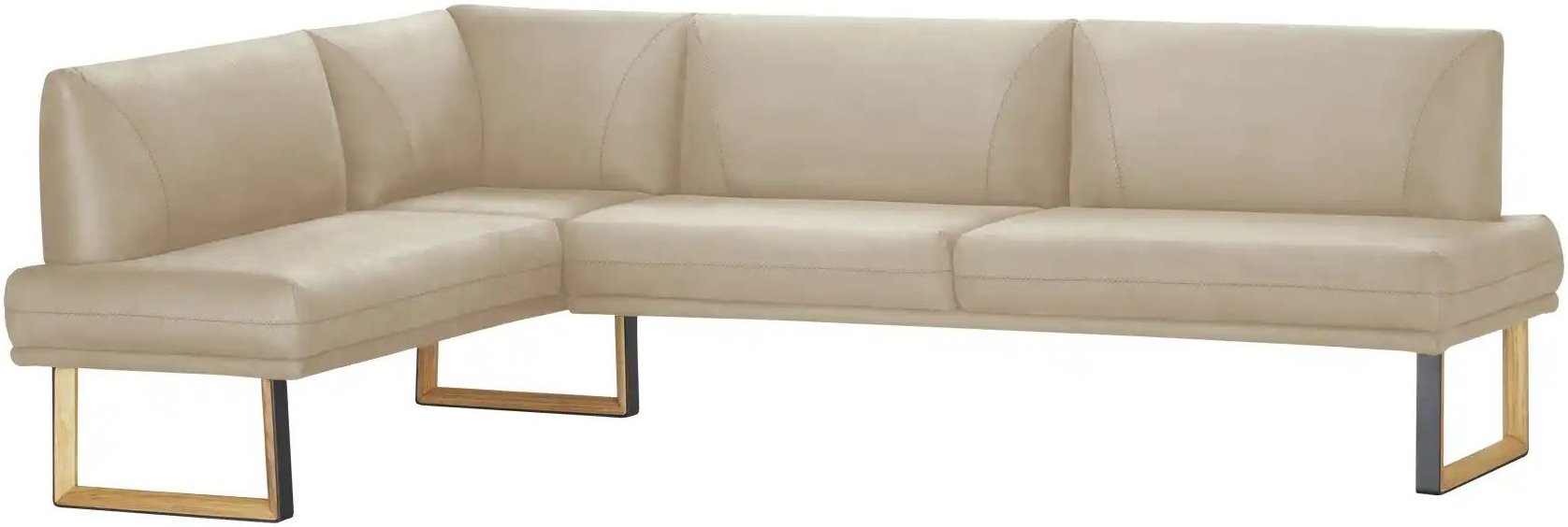 Woodford Eckbank Soras ¦ beige ¦ Maße (cm): H: 89 Bänke > Eckbänke - Höffner