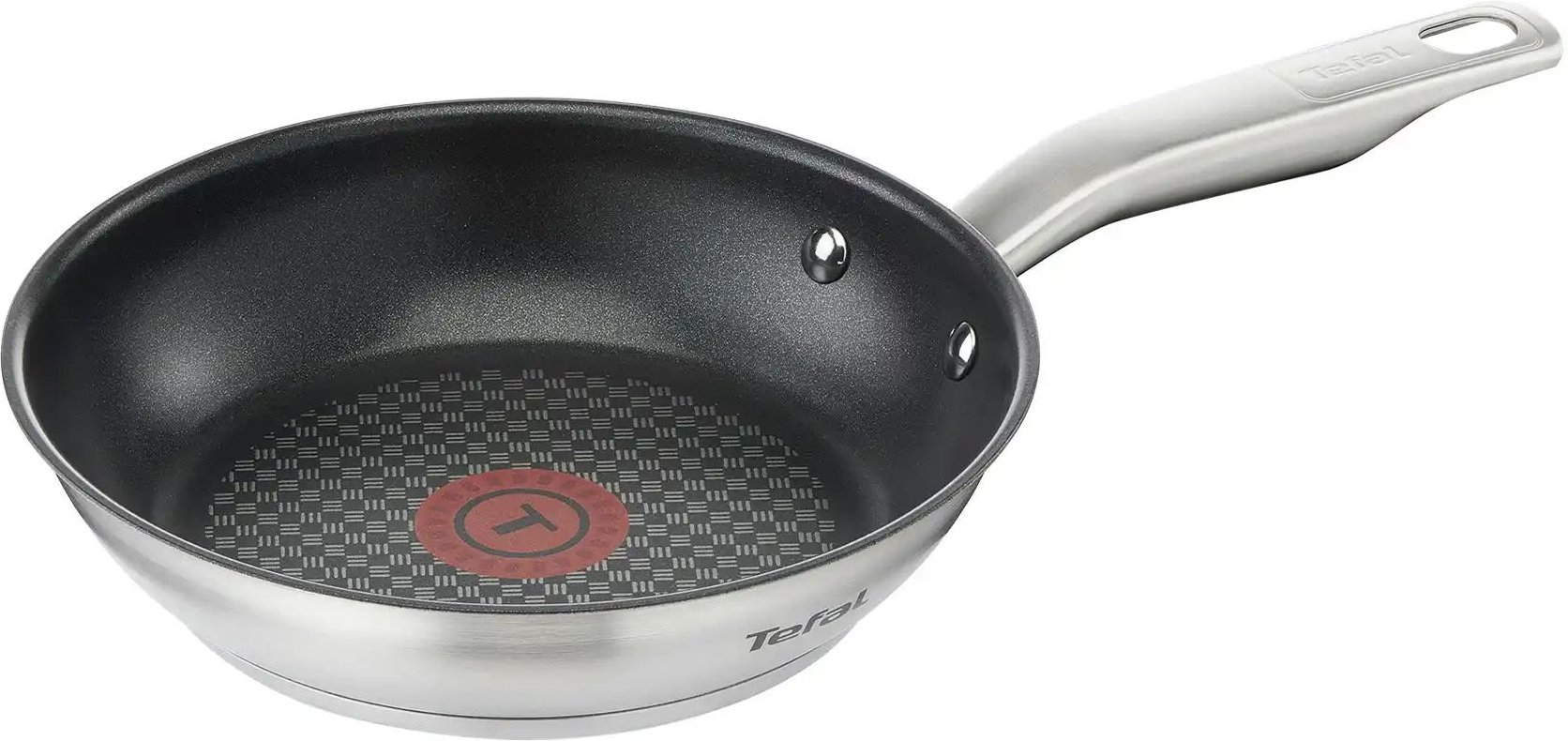 Tefal Bratpfanne Virtuoso ¦ silber ¦ Edelstahl Ø: 24 Töpfe & Pfannen & Zubehör > Pfannen > Bratpfannen - Höffner