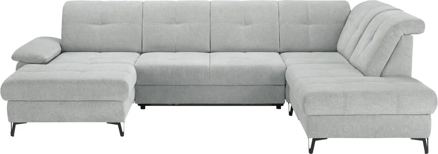 Thumbnail - medium Wohnlandschaft Planova II ¦ grau ¦ Maße (cm): B: 338 H: 96 T: 249.0 Polstermöbel > Sofas > Schlafsofas - Höffner