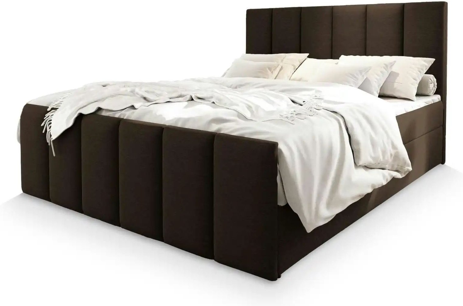 MASSENO Boxbett mit Bettkasten Lago ¦ braun ¦ Maße (cm): B: 180 H: 98 Betten > Polsterbetten - Höffner