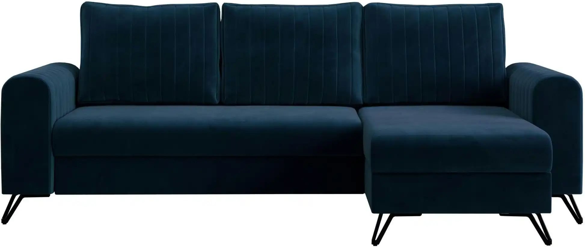 Ecksofa mit Schlaffunktion Axel ¦ blau ¦ Maße (cm): B: 242 H: 90 Polstermöbel > Sofas > 3-Sitzer - Höffner
