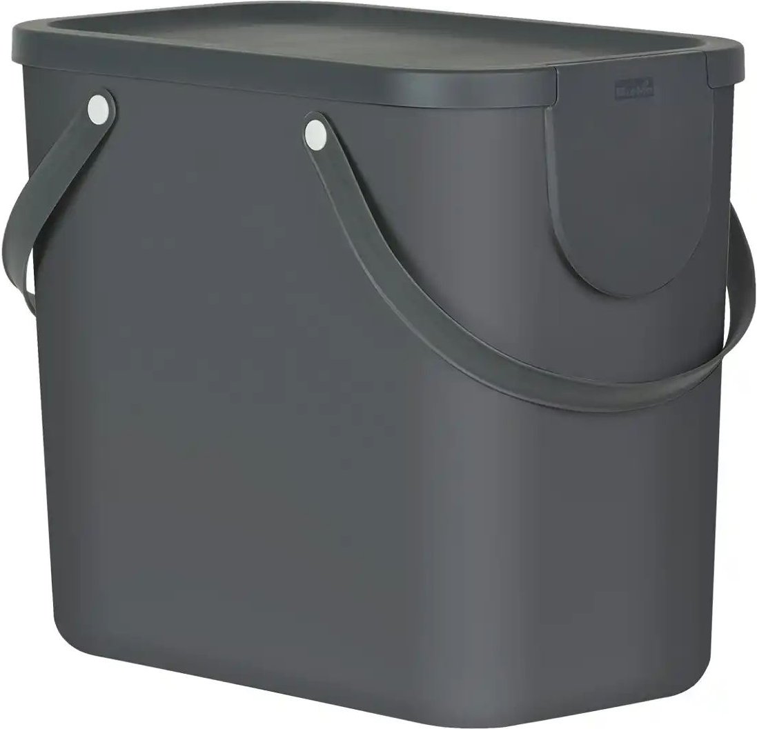 Rotho Müllsystem Albula ¦ grau ¦ Kunststoff ¦ Maße (cm): B: 40 H: 34 T: 23.5 Küchenzubehör & Helfer > Abfallbehälter - ...
