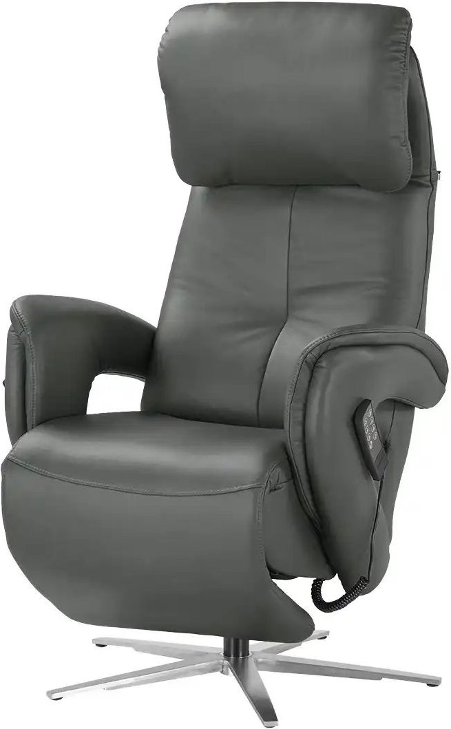 Hukla Relaxsessel Pierre ¦ grau ¦ Maße (cm): B: 75 H: 126 T: 177.0 Polstermöbel > Sessel > Relaxsessel - Höffner