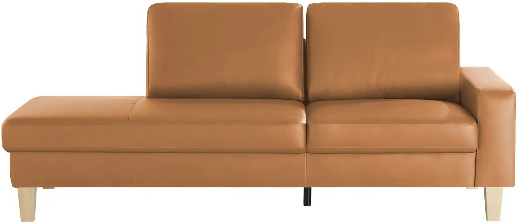 Recamiere aus Leder Bena ¦ braun ¦ Maße (cm): B: 213 H: 86 T: 97.0 Polstermöbel > Sofas > Einzelsofas - Höffner