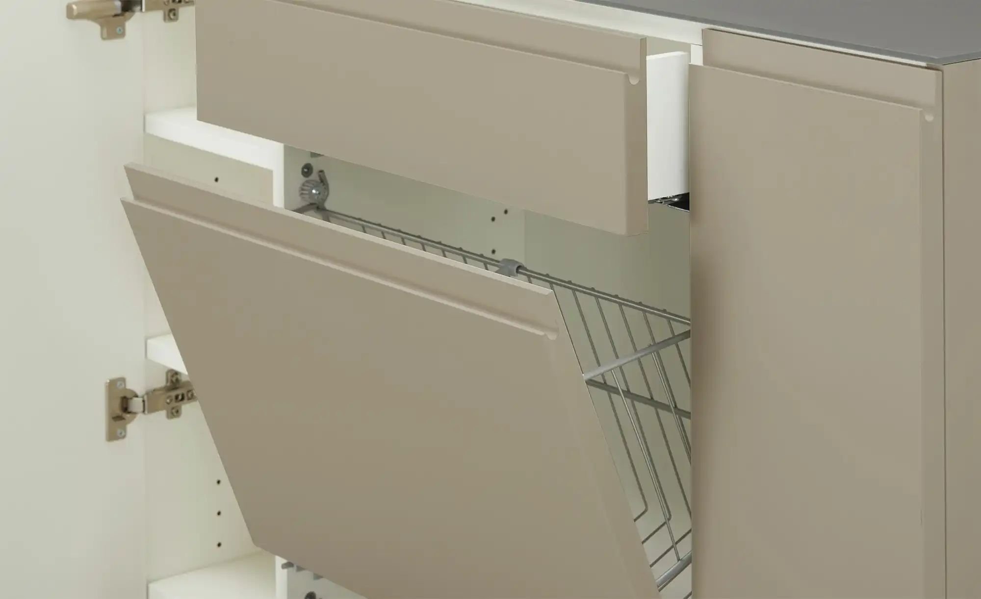 Wohnwert Hängeschuhschrank Nicolo ¦ beige ¦ Maße (cm): B: 110 H: 96 T: 33.0 Garderoben & Kleiderstangen > Garderoben Sc...