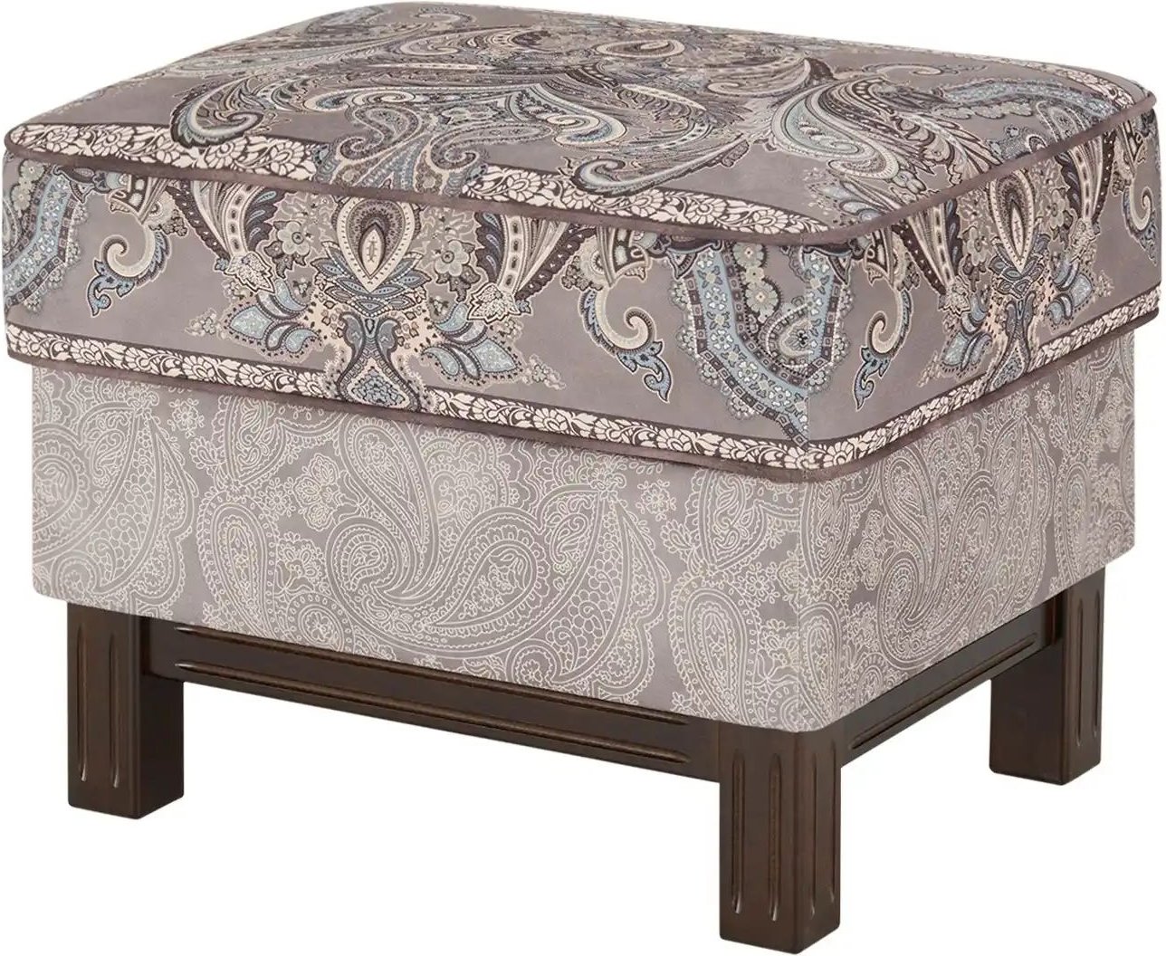 bassetti by SCHRÖNO Hocker  Salina ¦ grau ¦ Maße (cm): B: 48 H: 45 T: 58.0 Polstermöbel > Hocker - Höffner