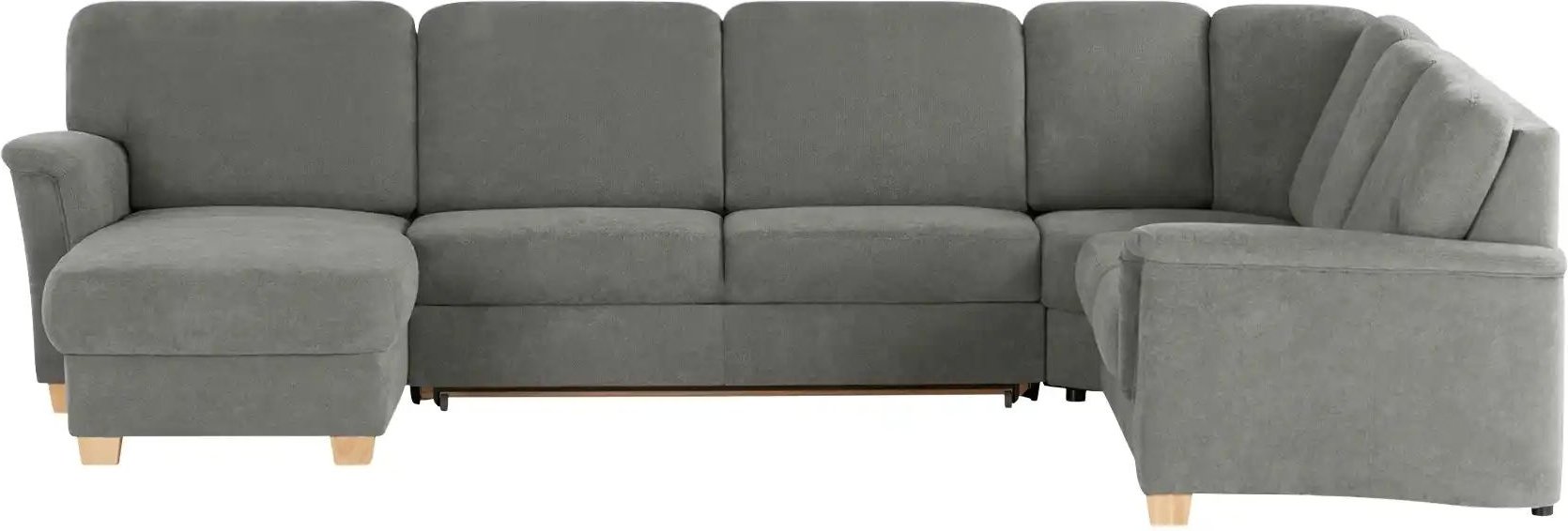 smart Wohnlandschaft Valencia ¦ grau ¦ Maße (cm): B: 341 Polstermöbel > Sofas > Schlafsofas - Höffner