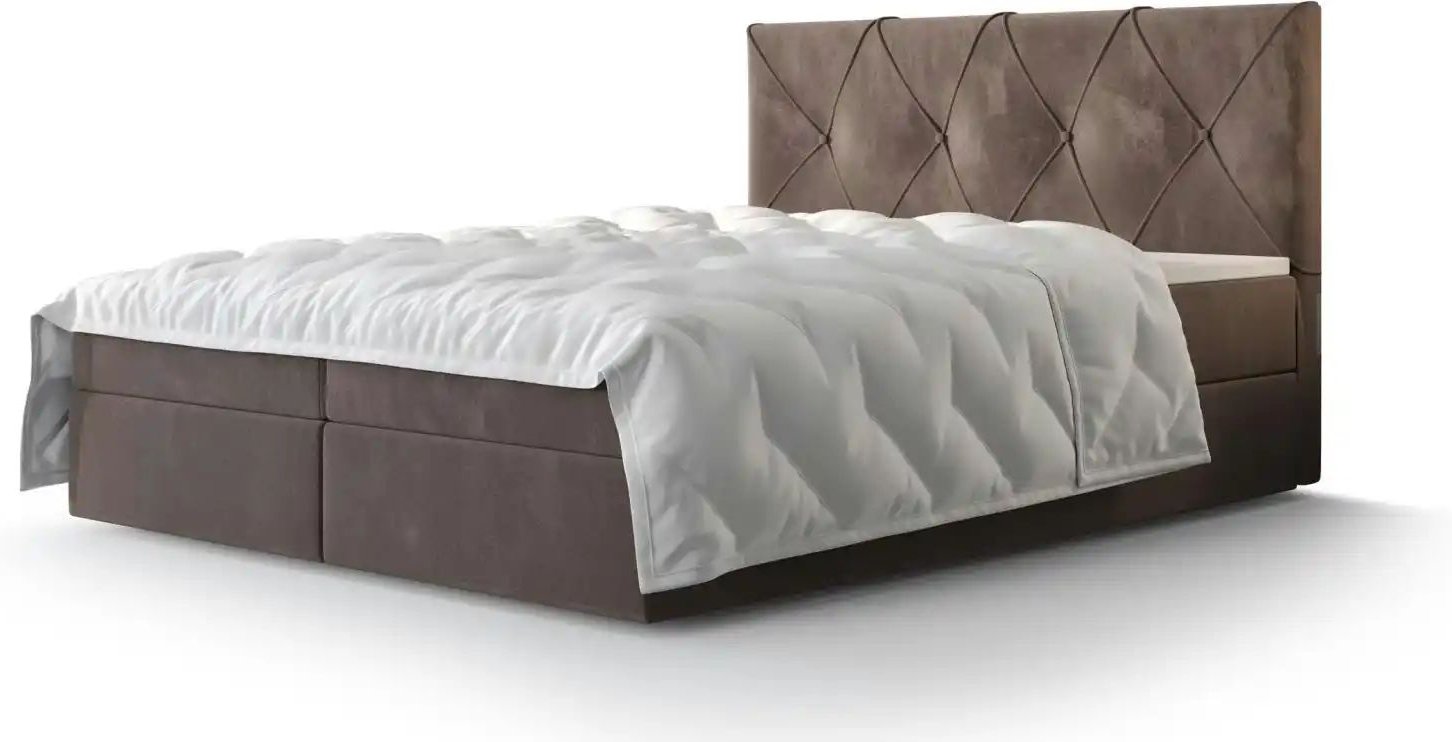 Boxbett mit Stauraum Altea ¦ braun ¦ Maße (cm): B: 200 H: 102 Betten > Komfortbetten - Höffner