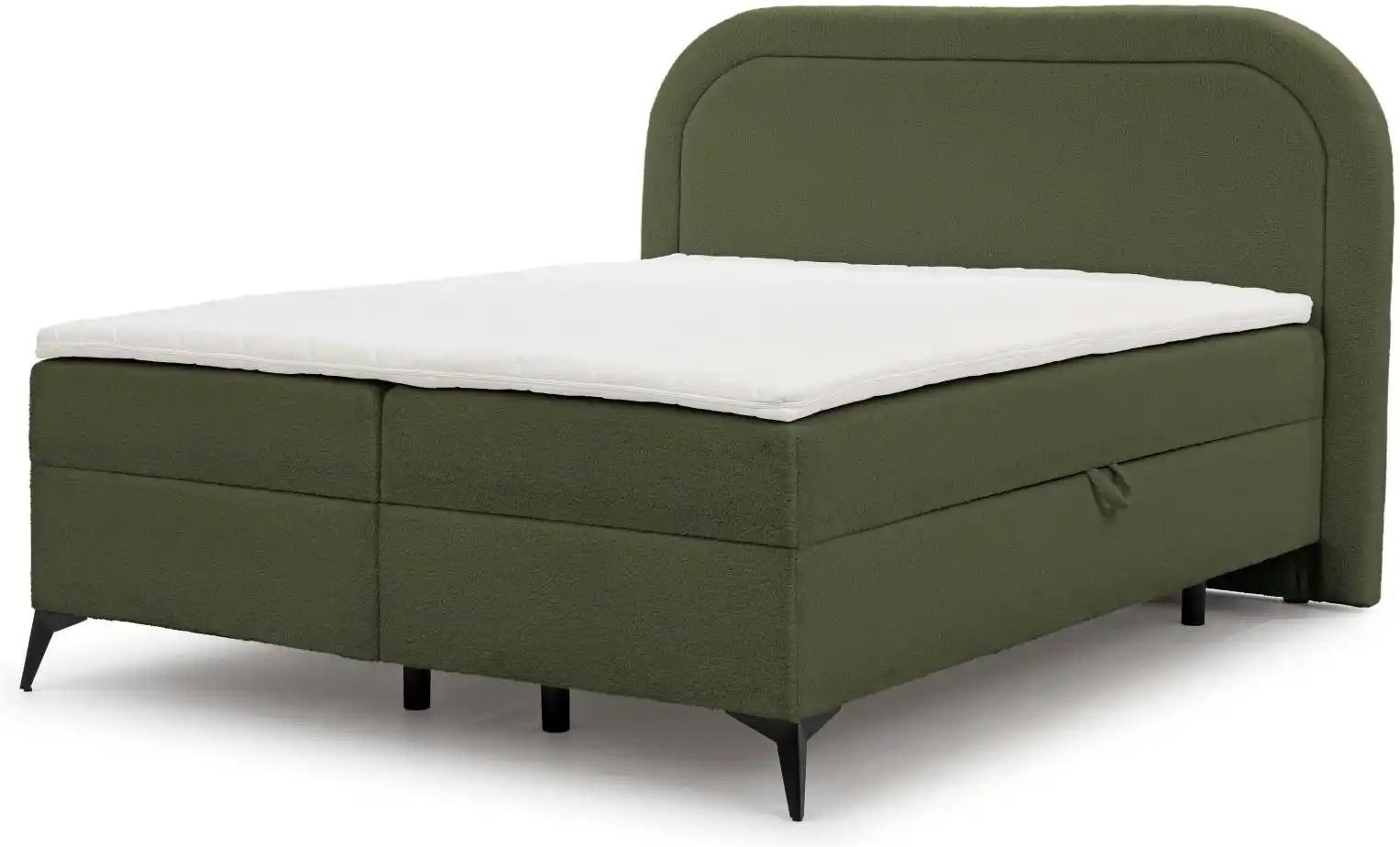 Boxbett Sonna ¦ grün ¦ Maße (cm): B: 220 H: 120 Betten > Boxspringbetten - Höffner