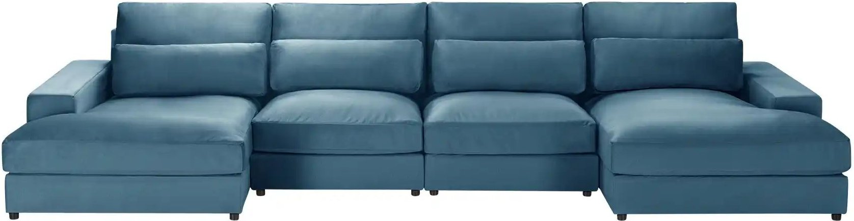 Wohnlandschaft Branna ¦ blau ¦ Maße (cm): B: 412 H: 88 T: 164.0 Polstermöbel > Sofas > Modulsofas - Höffner