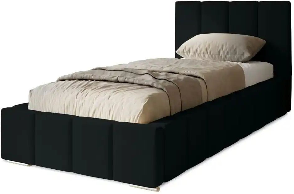 Polsterbett mit Stauraum Margate ¦ schwarz ¦ Maße (cm): B: 115 H: 100 Betten > Polsterbetten - Höffner