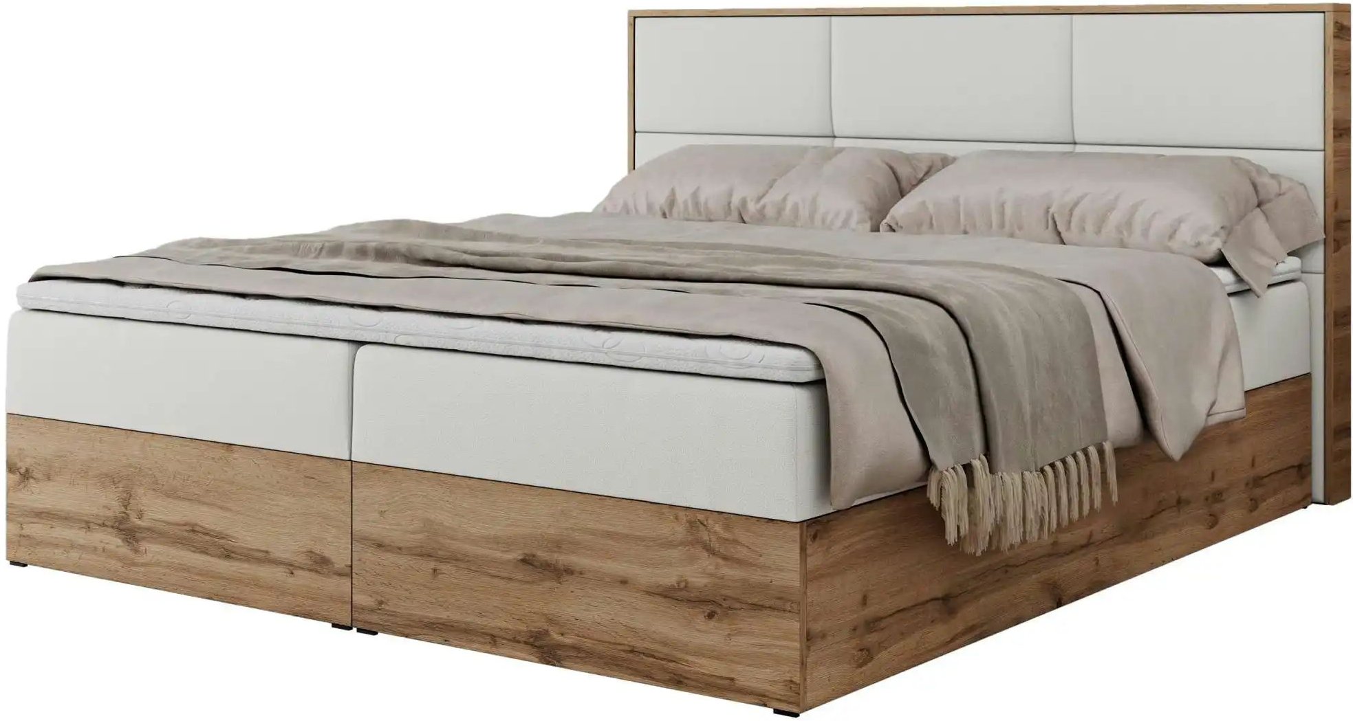 Boxbett mit Bettkasten Albero 2 ¦ weiß ¦ Maße (cm): B: 148 H: 104 Betten > Komfortbetten - Höffner