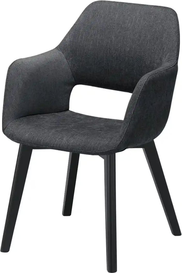 Woodford Armlehnstuhl Berlin ¦ schwarz ¦ Maße (cm): B: 57 H: 85 T: 67.0 Stühle > Esszimmerstühle > Esszimmerstühle mit ...