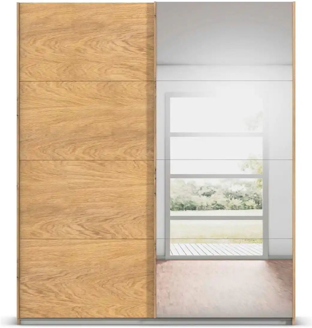 Schwebetürenschrank mit Spiegel Malva Extra ¦ verspiegelt ¦ Maße (cm): B: 181 H: 210 Schränke > Kleiderschränke > Schweb...