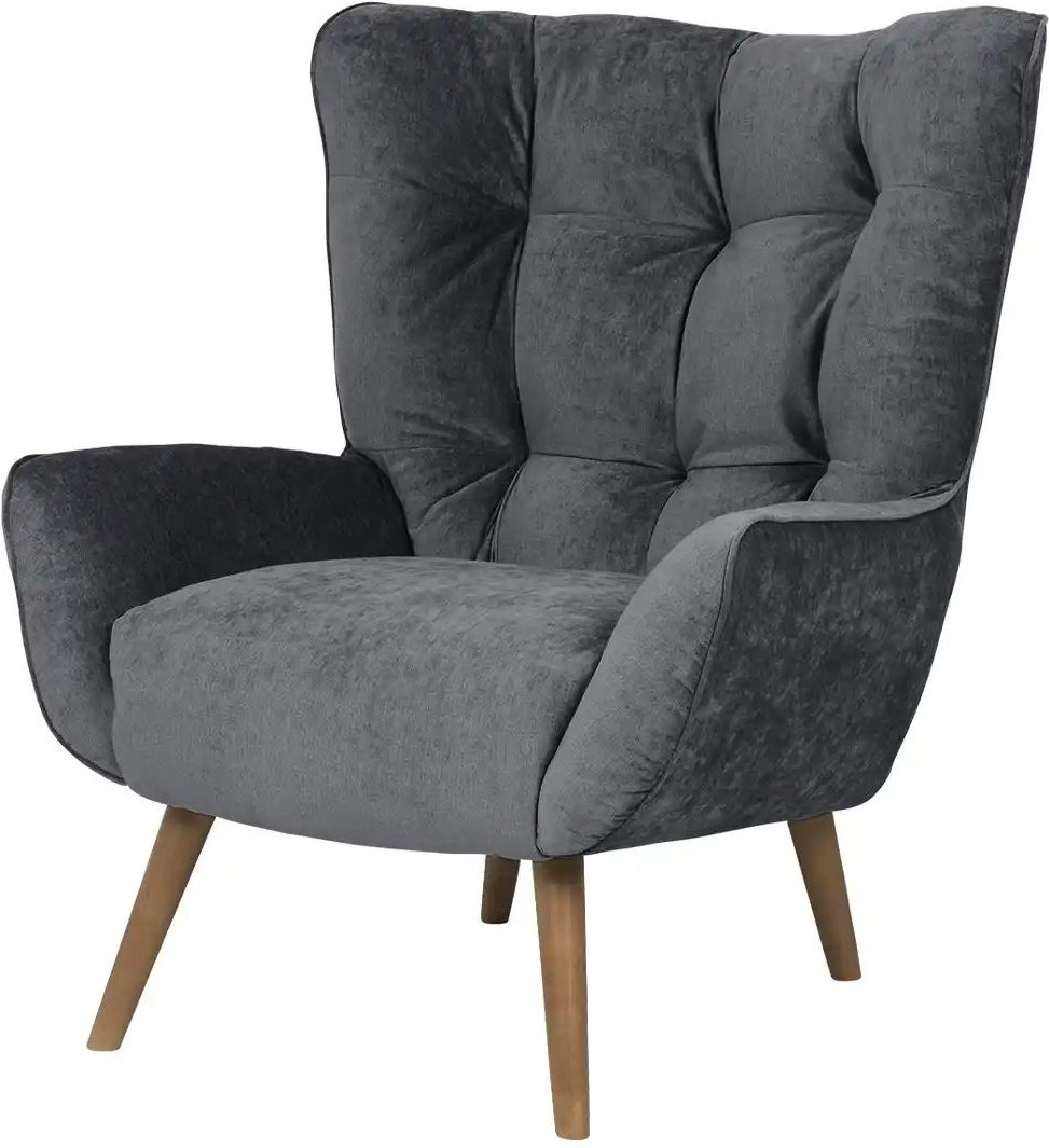 SOHO Polstersessel Jolyn ¦ grau ¦ Maße (cm): B: 87 H: 100 T: 86.0 Polstermöbel > Sessel > Ohrensessel - Höffner