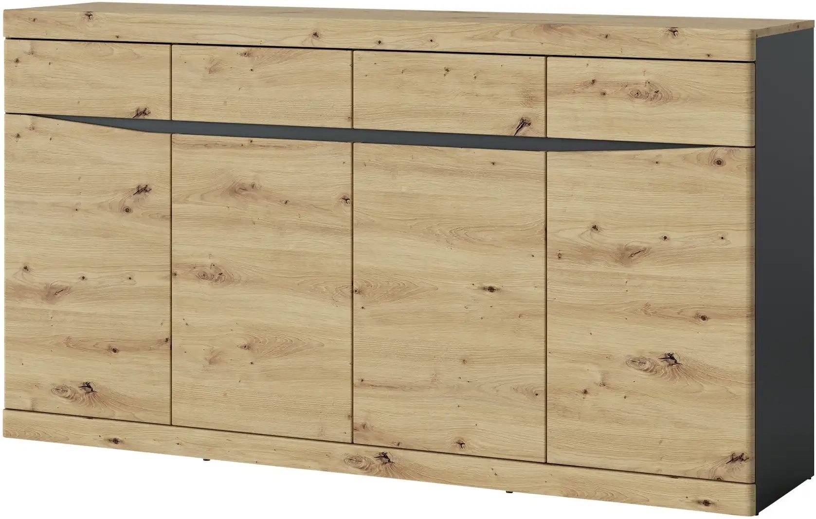 Sideboard Turino Neo ¦ holzfarben ¦ Maße (cm): B: 168 H: 92,1 T: 39.9 Kommoden & Sideboards > Sideboards - Höffner