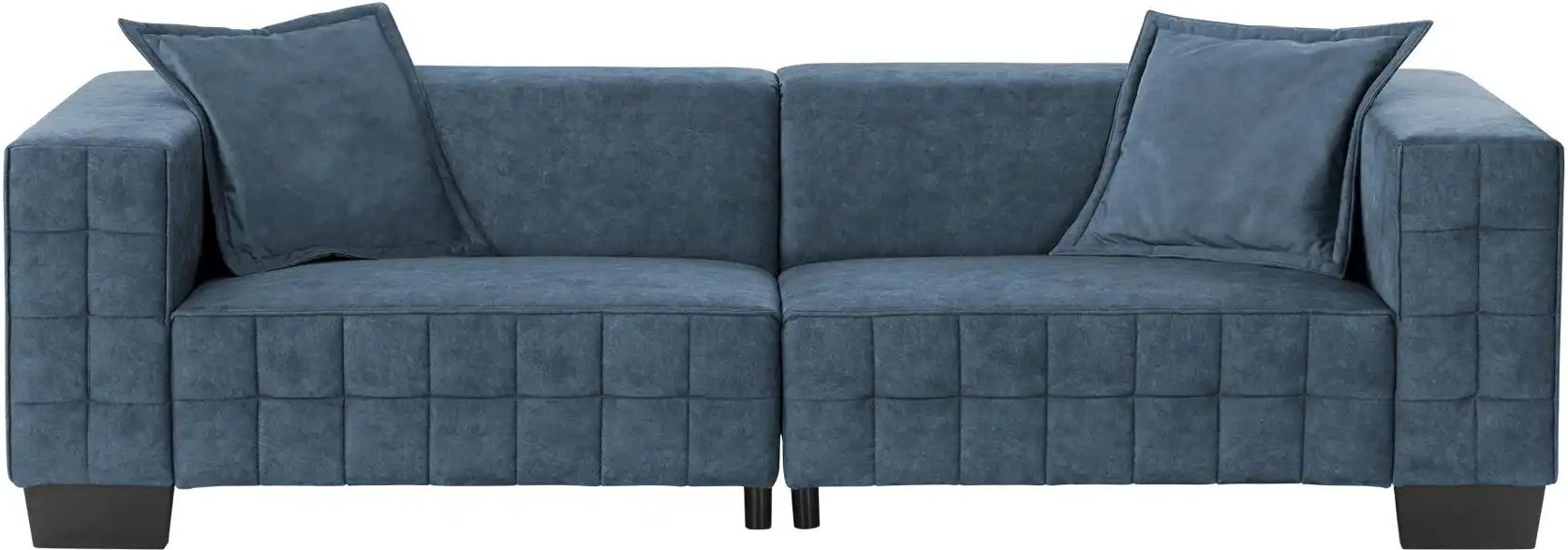Thumbnail - smart Big Sofa Delilah ¦ blau ¦ Maße (cm): B: 255 H: 69 T: 106.0 Polstermöbel > Sofas > 2-Sitzer - Höffner