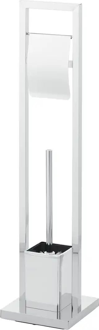 KHG Stand WC Garnitur ¦ silber ¦ Edelstahl ¦ Maße (cm): H: 75 Badzubehör - Höffner
