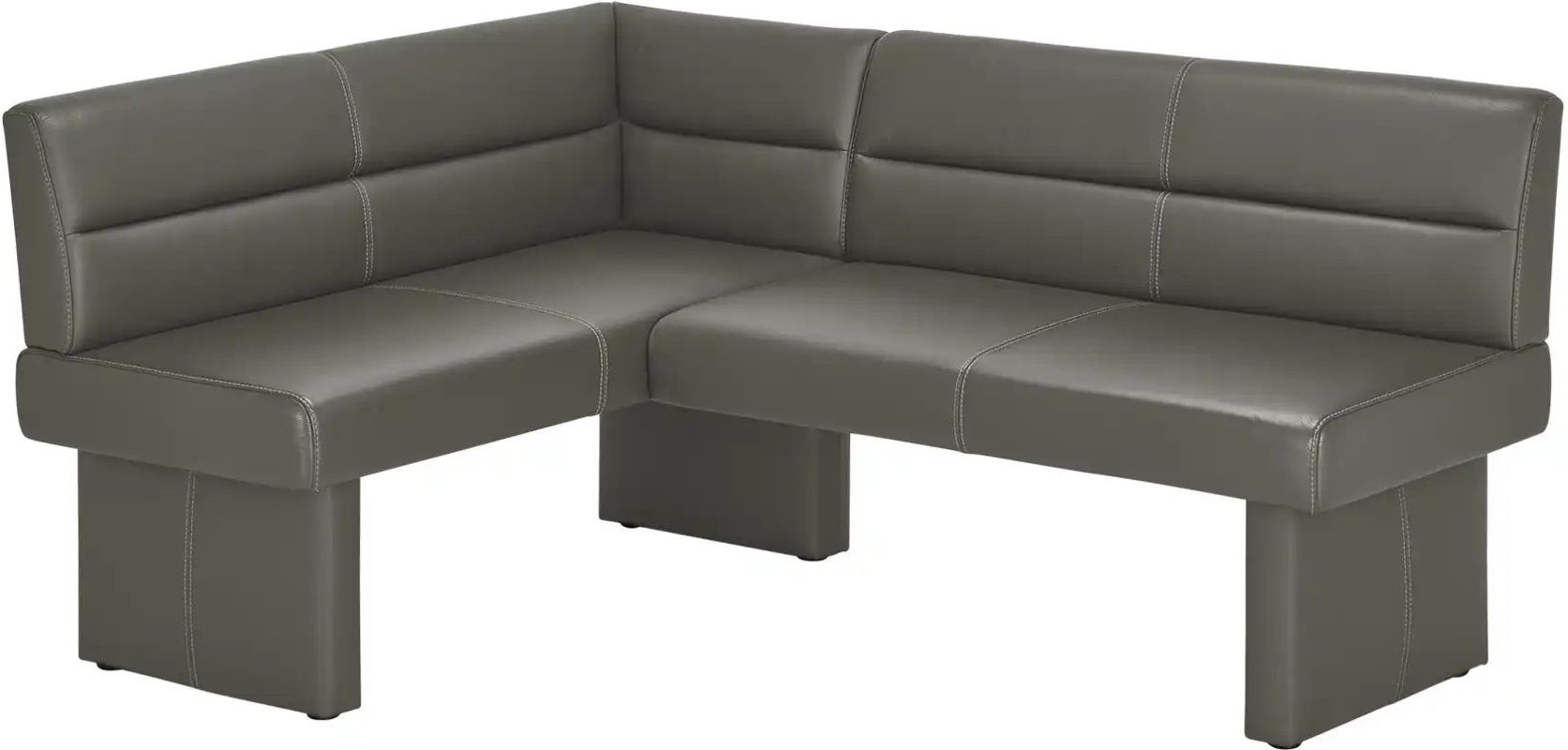 Eckbank Leder Canto II ¦ grau ¦ Maße (cm): H: 85 Bänke > Eckbänke - Höffner