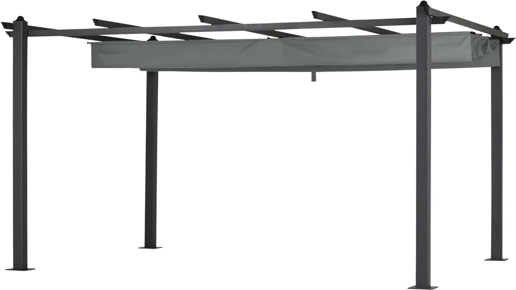 Pavillon Rom ¦ grau ¦ Maße (cm): B: 405 H: 227 T: 298.0 Garten > Sonnenschutz > Pavillons - Höffner