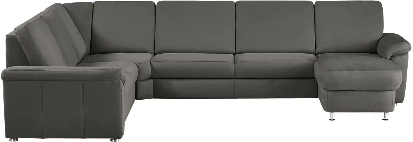 meinSofa Wohnlandschaft Mikrofaser Rita ¦ grau ¦ Maße (cm): B: 330 H: 91 T: 240.0 Polstermöbel > Sofas > Wohnlandschafte...
