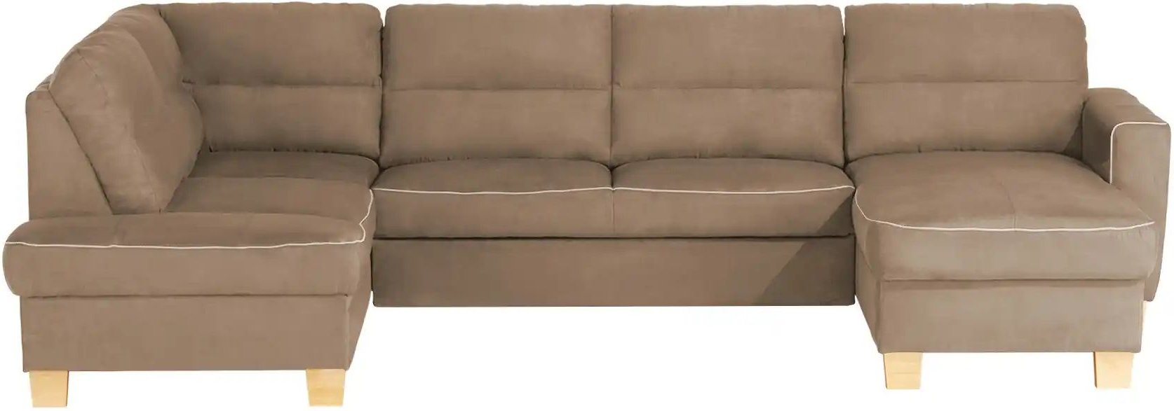Thumbnail - uno Wohnlandschaft mit Schlaffunktion Vito ¦ braun ¦ Maße (cm): B: 309 H: 87 T: 190.0 Polstermöbel > Sofas > Wohnlandsc...