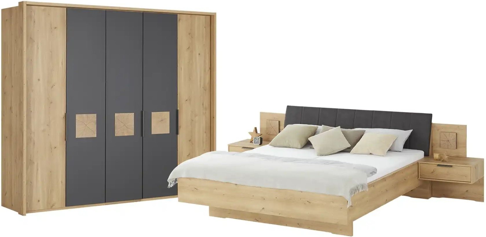 uno Schlafzimmer Sopa ¦ holzfarben Komplett-Schlafzimmer - Höffner