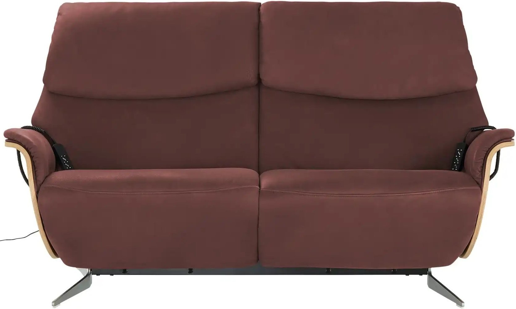 Thumbnail - himolla Einzelsofa Leder mit verschiedenen Funktionen 4818 ¦ rot ¦ Maße (cm): B: 187 H: 106 T: 92.0 Polstermöbel > Sofas...