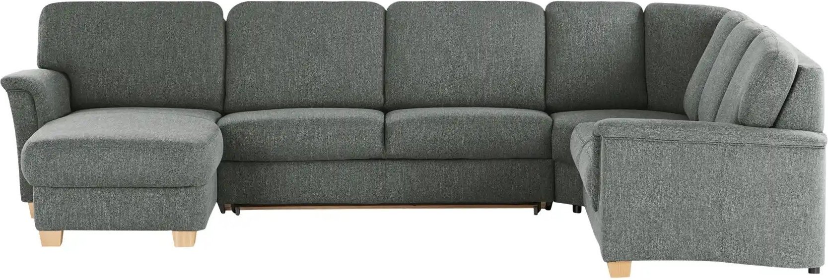 smart Wohnlandschaft Valencia ¦ grau ¦ Maße (cm): B: 341 Polstermöbel > Sofas > Schlafsofas - Höffner