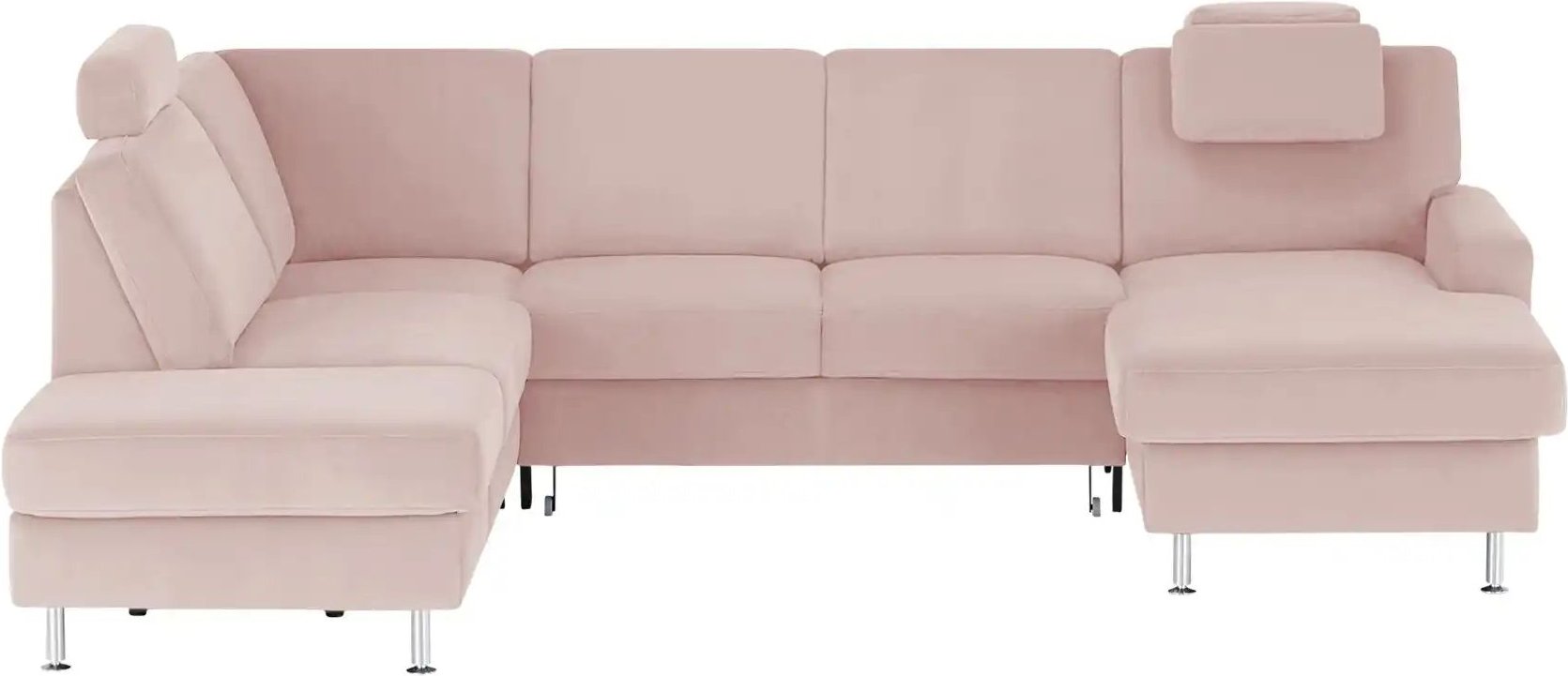 meinSofa Wohnlandschaft Mit verschiedenen Funktionen verfügbar Jana ¦ rosa/pink ¦ Maße (cm): B: 309 H: 87 T: 235.0 Polst...
