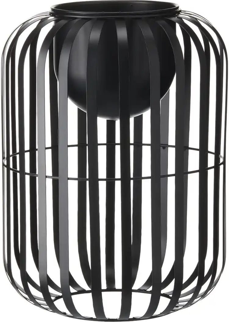 HOME STORY Pflanztopft ¦ schwarz ¦ Eisen ¦ Maße (cm): H: 45,5 Ø: 34.5 Accessoires > Dekoartikel - Höffner