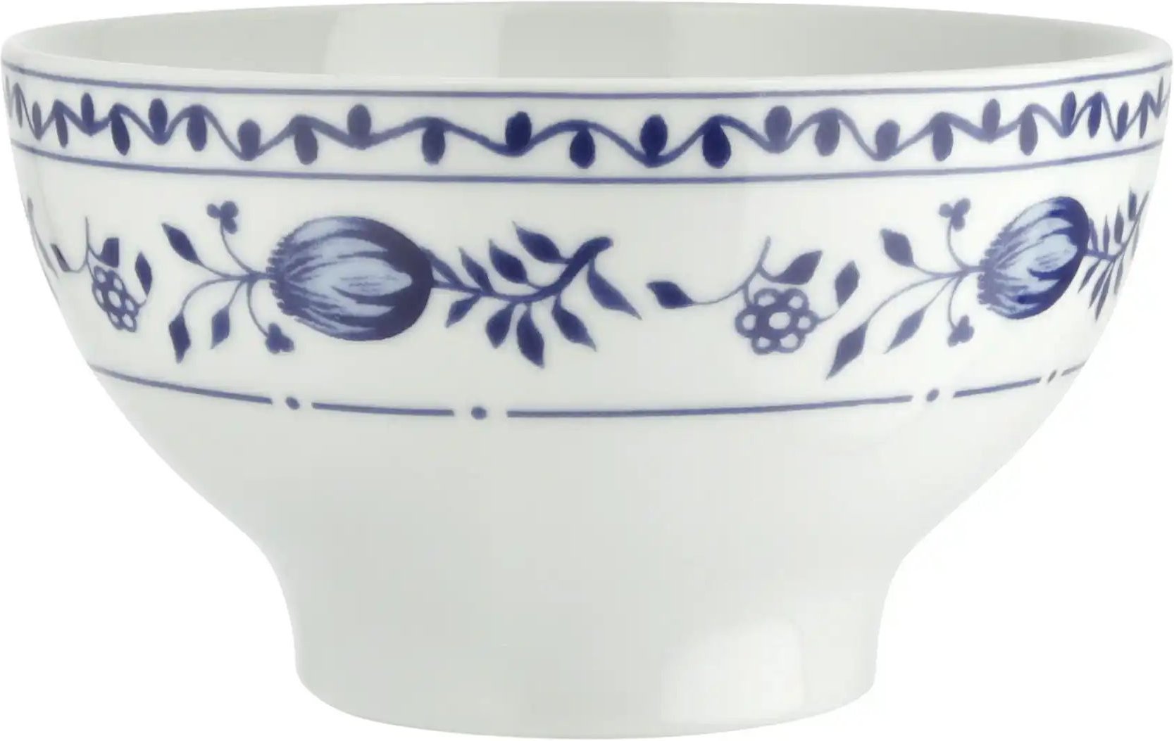 Kahla Schüssel "Rosella" Zwiebelmuster ¦ blau ¦ Porzellan ¦ Maße (cm): H: 7,5 Ø: 13.9 Geschirr > Einzelgeschirrteile -...