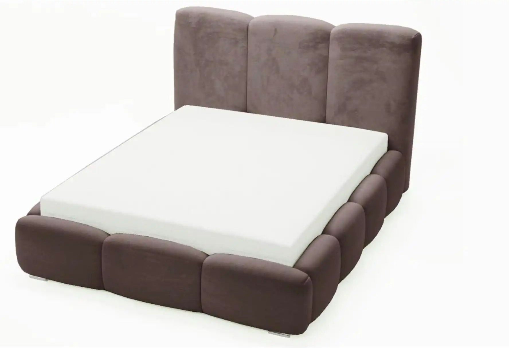 Polsterbett mit Stauraum Bubble ¦ braun ¦ Maße (cm): B: 220 H: 105 Betten > Polsterbetten - Höffner