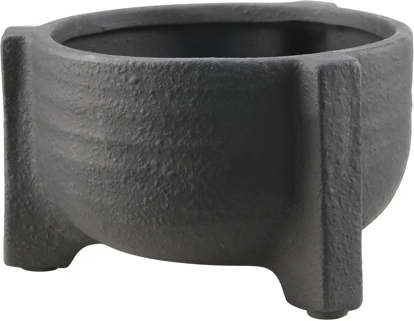 HOME STORY Übertopf ¦ schwarz ¦ Terracotta ¦ Maße (cm): H: 13 Ø: 21.5 Accessoires > Dekoartikel - Höffner