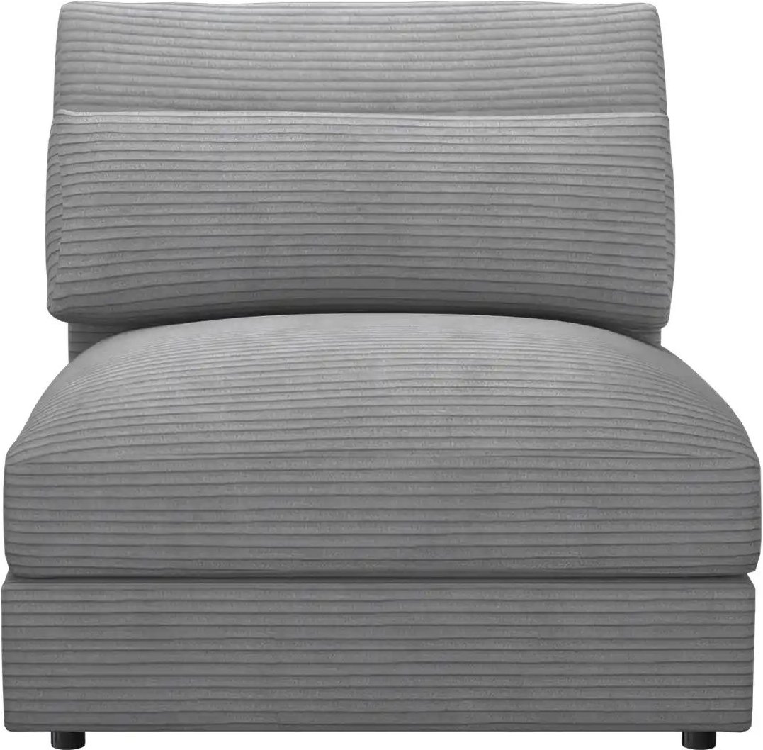 Thumbnail - Element Einsitzer ohne Armlehne Branna ¦ grau ¦ Maße (cm): B: 90 H: 88 T: 120.0 Polstermöbel > Sofas > Modulsofas - Höff...