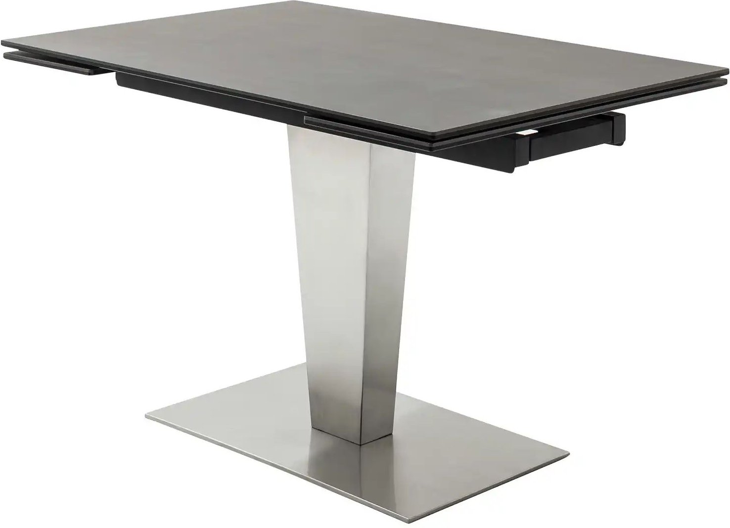 Esstisch Kaspar ¦ silber ¦ Maße (cm): B: 80 H: 76 Tische > Esstische > Esstische ausziehbar - Höffner