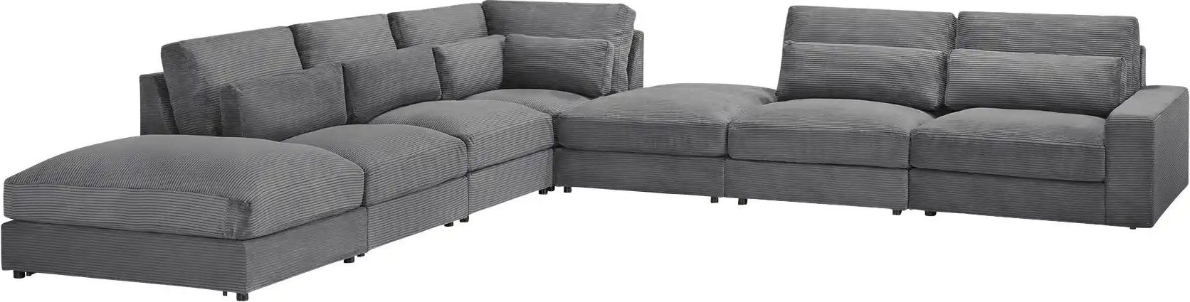 Ecksofa Branna ¦ grau ¦ Maße (cm): B: 412 H: 88 T: 386.0 Polstermöbel > Sofas > Modulsofas - Höffner