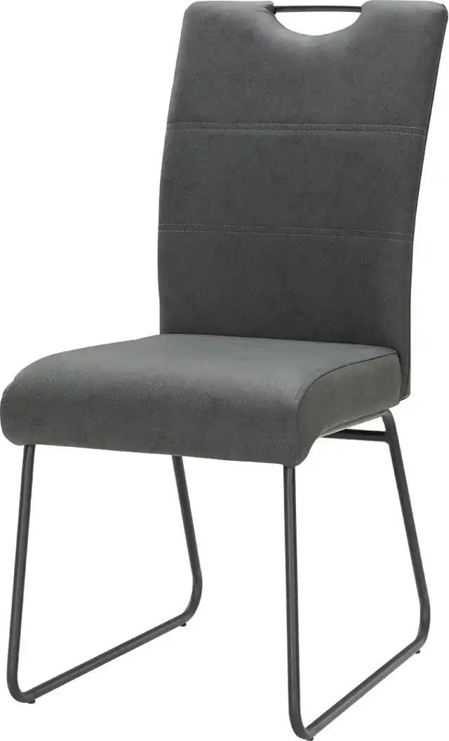 Kufenstuhl Clayton ¦ grau ¦ Maße (cm): B: 44 H: 94,1 T: 63.0 Stühle > Küchenstühle > Polster Küchenstühle - Höffner