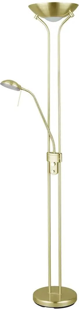 KHG LED-Deckenfluter ¦ gold ¦ Maße (cm): H: 180 Ø: 25.4 Lampen & Leuchten > Stehlampen - Höffner