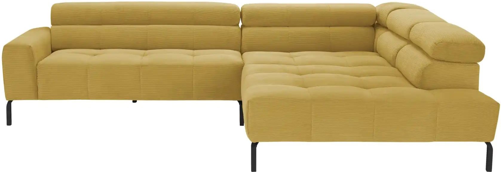 Max Schelling Ecksofa verstellbare Kopfteile MS Verve ¦ gelb ¦ Maße (cm): B: 311 H: 88 T: 219.0 Polstermöbel > Sofas > E...