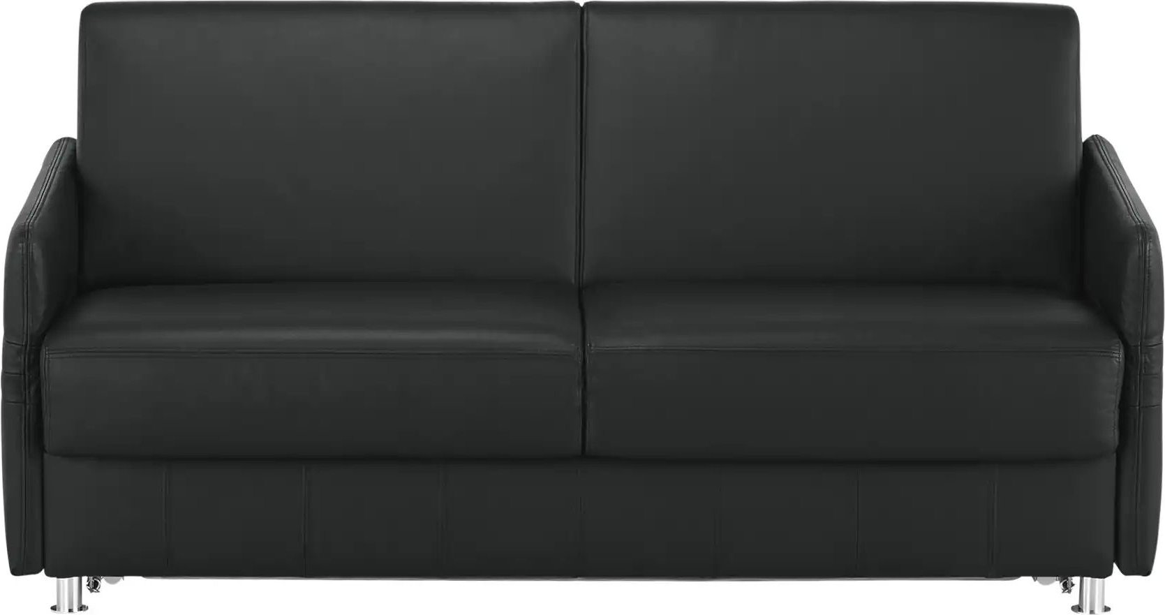 Schlafsofa  München ¦ schwarz ¦ Maße (cm): B: 177 H: 84 T: 100.0 Polstermöbel > Sofas > 2-Sitzer - Höffner