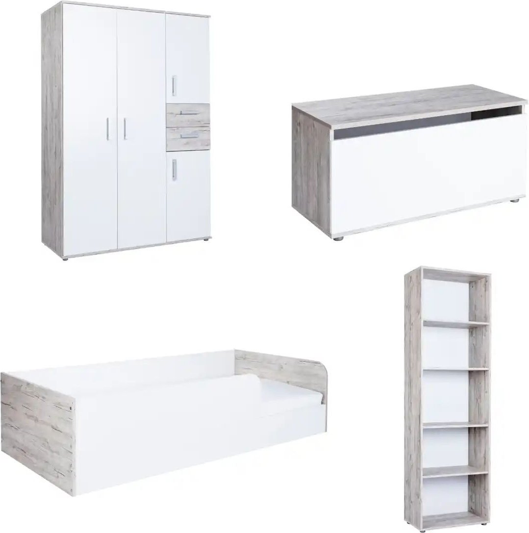 Kinderzimmer 4er-Set Bennet ¦ holzfarben ¦ Maße (cm): B: 482 H: 188 Jugendmöbel > Komplett-Jugendzimmer - Höffner