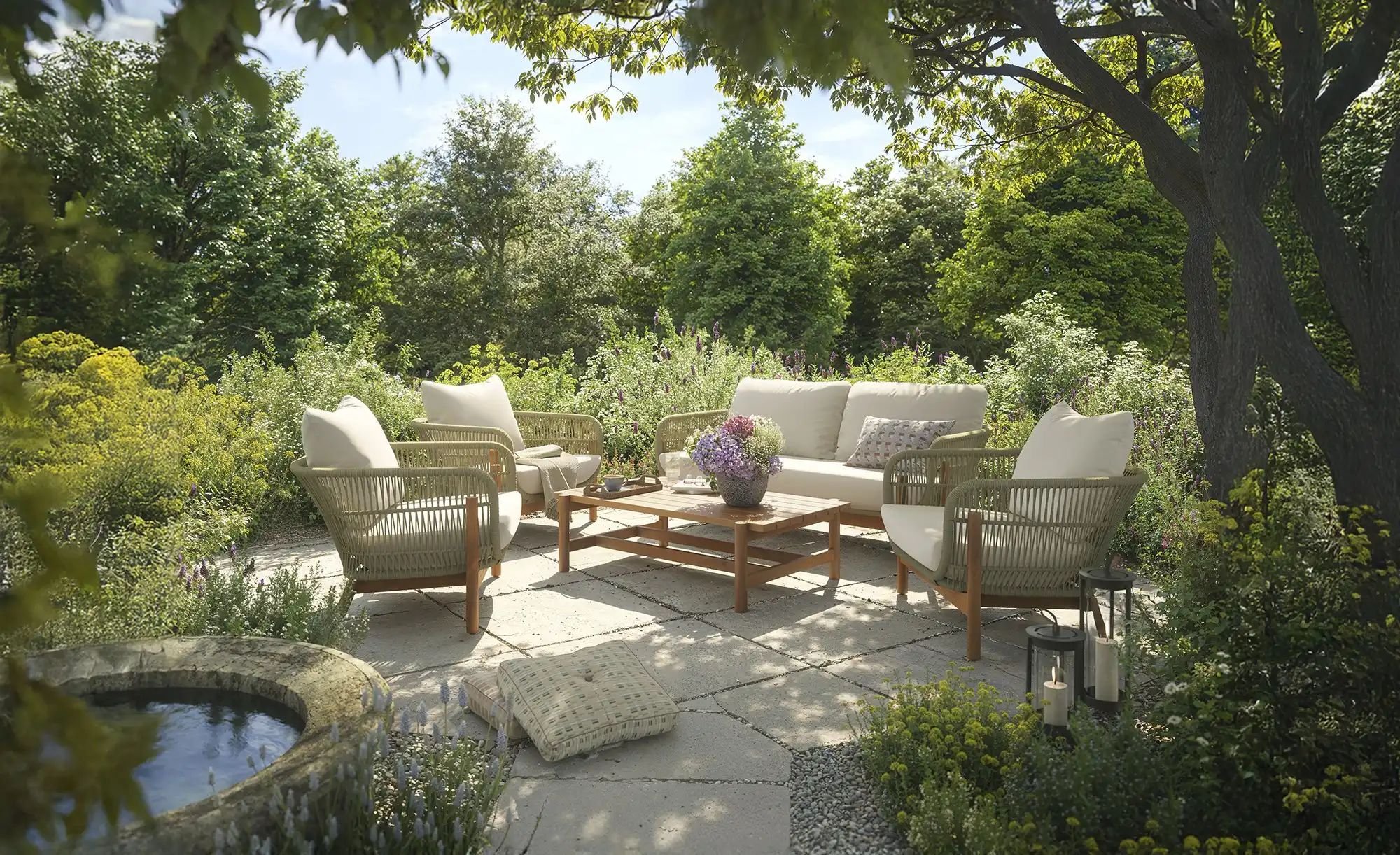 Yorkshire Lounge-Gruppe Zadar Garten > Gartenmöbel > Gartenmöbelsets - Höffner