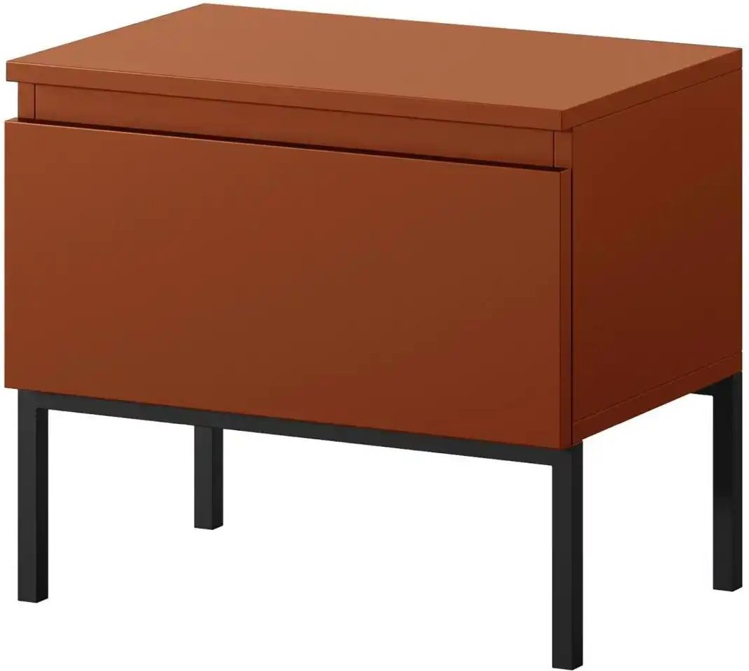 Selsey Nachtkommode mit Kufengestell Bemmi ¦ orange ¦ Maße (cm): B: 49 H: 43 Tische > Nachttische - Höffner