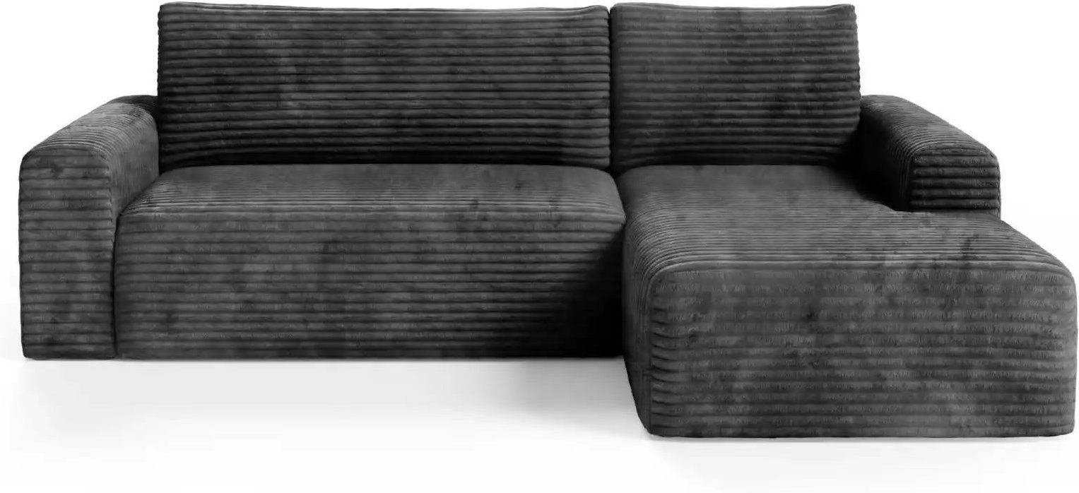 Ecksofa mit Schlaffunktion Sontii ¦ schwarz ¦ Maße (cm): B: 268 H: 92 Polstermöbel > Sofas > Ecksofas - Höffner