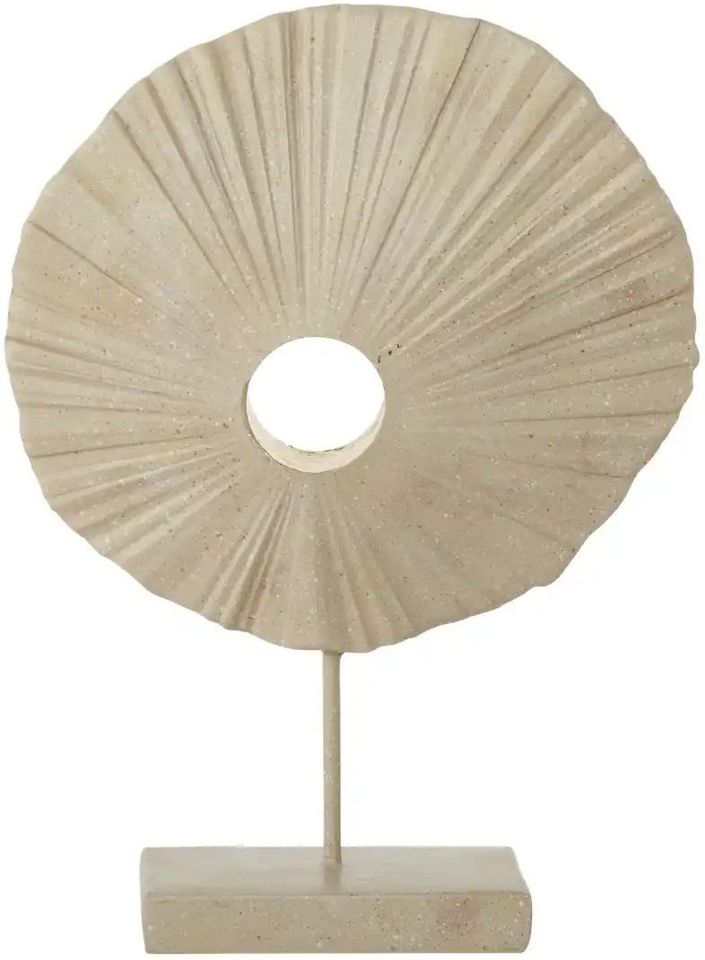 HOME STORY Deko Objekt ¦ beige ¦ Polyresin (Kunstharz),Eisen ¦ Maße (cm): B: 19,5 H: 26,5 T: 6.0 Accessoires > Dekoart...