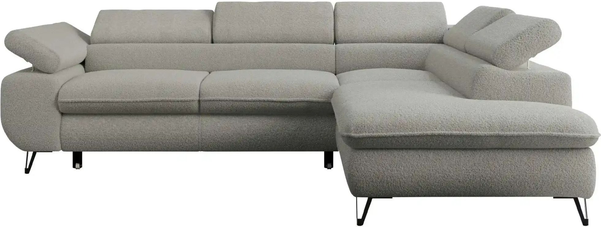 Ecksofa mit Schlaffunktion Peter ¦ grau ¦ Maße (cm): B: 273 H: 76 Polstermöbel > Sofas > Ecksofas - Höffner