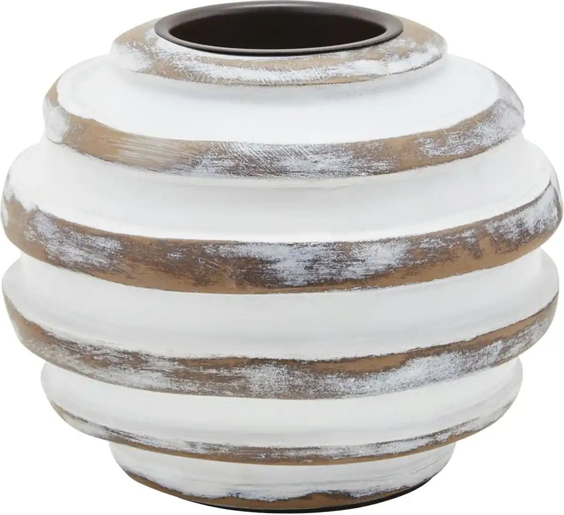 Teelichthalter ¦ braun ¦ Polyresin (Kunstharz) ¦ Maße (cm): H: 8,5 Ø: 11 Accessoires > Kerzen & Kerzenständer > Teeli...