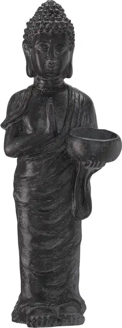 HOME STORY Deko Buddha ¦ schwarz ¦ Magnesia ¦ Maße (cm): B: 15 H: 40 T: 11.0 Accessoires > Dekoartikel - Höffner