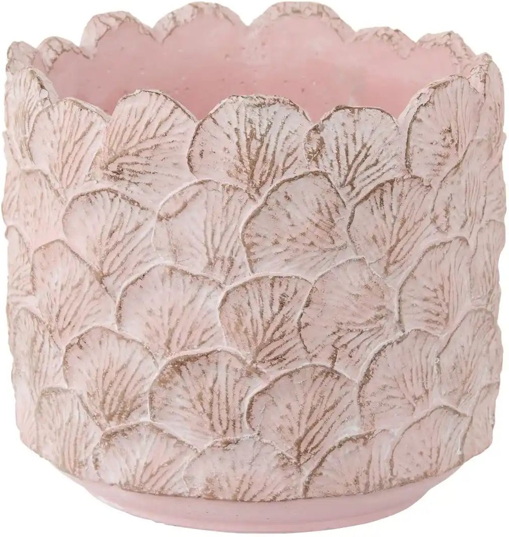 Übertopf ¦ rosa/pink ¦ Zement ¦ Maße (cm): B: 19 H: 17 Accessoires > Dekoartikel - Höffner